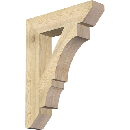 Ekena Millwork Balboa Slat Rough Sawn Bracket, Douglas Fir, 6"W x 28"D x 36"H BKT06X28X36BOA06RDF